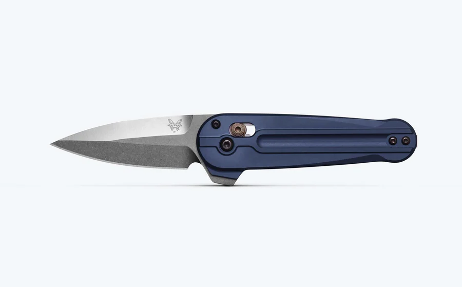 Benchmade Lowden 491 - סכין מתקפלת בצבע כחול / אפור 2 Benchmade Lowden 491 - סכין מתקפלת בצבע כחול / אפור – תמונה 2