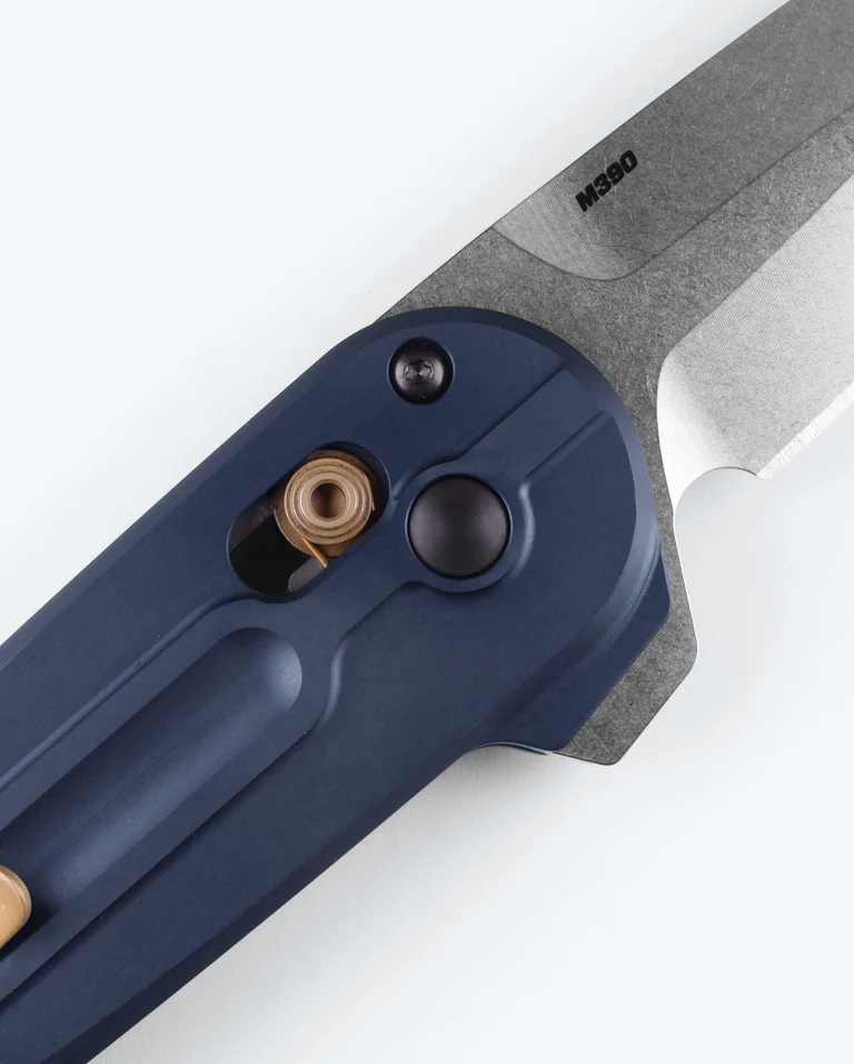 Benchmade Lowden 491 - סכין מתקפלת בצבע כחול / אפור 5 Benchmade Lowden 491 - סכין מתקפלת בצבע כחול / אפור – תמונה 5