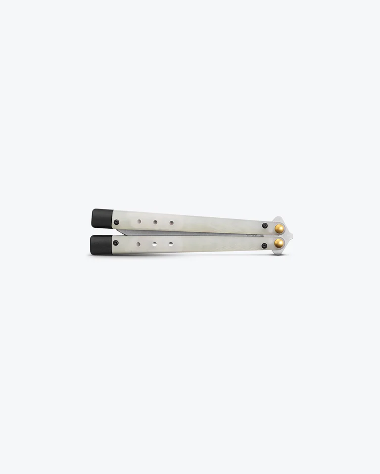 Benchmade Necron 99 – סכין פרפר פרימיום בצבע לבן / אפור 4 Benchmade Necron 99 – סכין פרפר פרימיום בצבע לבן / אפור – תמונה 4