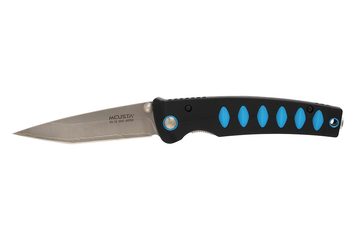 MCUSTA MC-0041C Katana – סכין מתקפלת יפנית עם להב סאן מאי בצורת קטאנה בצבע שחור / כחול 3 MCUSTA MC-0041C Katana – סכין מתקפלת יפנית עם להב סאן מאי בצורת קטאנה בצבע שחור / כחול – תמונה 3
