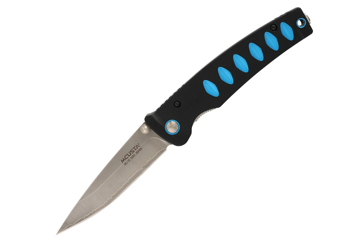 MCUSTA MC-0041C Katana – סכין מתקפלת יפנית עם להב סאן מאי בצורת קטאנה בצבע שחור / כחול 1 MCUSTA MC-0041C Katana – סכין מתקפלת יפנית עם להב סאן מאי בצורת קטאנה בצבע שחור / כחול