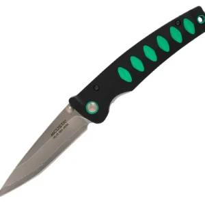 MCUSTA MC-0044C Katana – סכין מתקפלת יפנית עם להב סאן מאי בצורת קטאנה בצבע שחור / ירוק