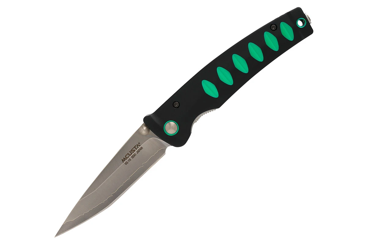 MCUSTA MC-0044C Katana – סכין מתקפלת יפנית עם להב סאן מאי בצורת קטאנה בצבע שחור / ירוק 1 MCUSTA MC-0044C Katana – סכין מתקפלת יפנית עם להב סאן מאי בצורת קטאנה בצבע שחור / ירוק