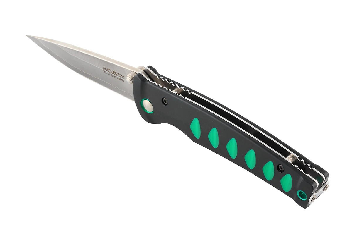 MCUSTA MC-0044C Katana – סכין מתקפלת יפנית עם להב סאן מאי בצורת קטאנה בצבע שחור / ירוק 4 MCUSTA MC-0044C Katana – סכין מתקפלת יפנית עם להב סאן מאי בצורת קטאנה בצבע שחור / ירוק – תמונה 4