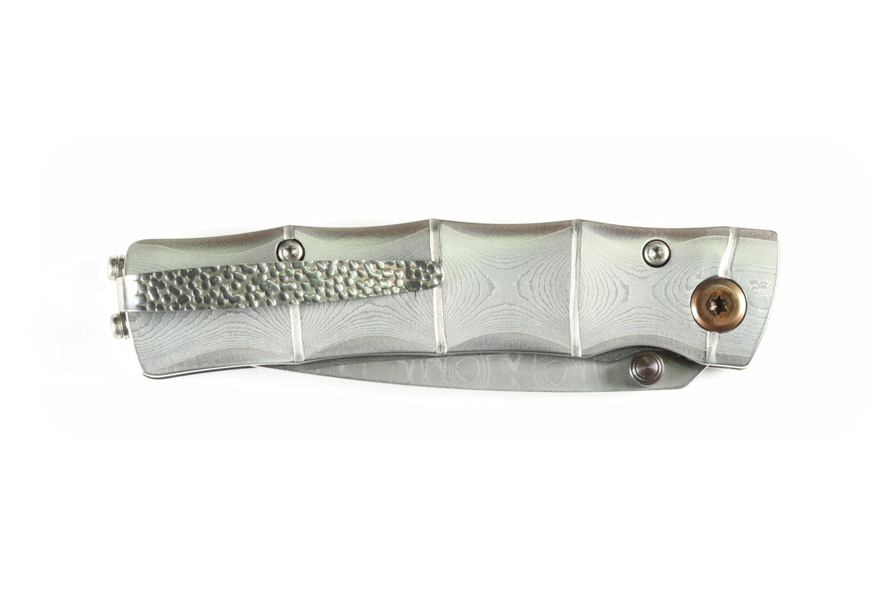 MCUSTA MC-0033D Shinra Take – סכין מתקפלת יפנית עם להב דמסקוס בצבע כסוף 5 MCUSTA MC-0033D Shinra Take – סכין מתקפלת יפנית עם להב דמסקוס בצבע כסוף – תמונה 5