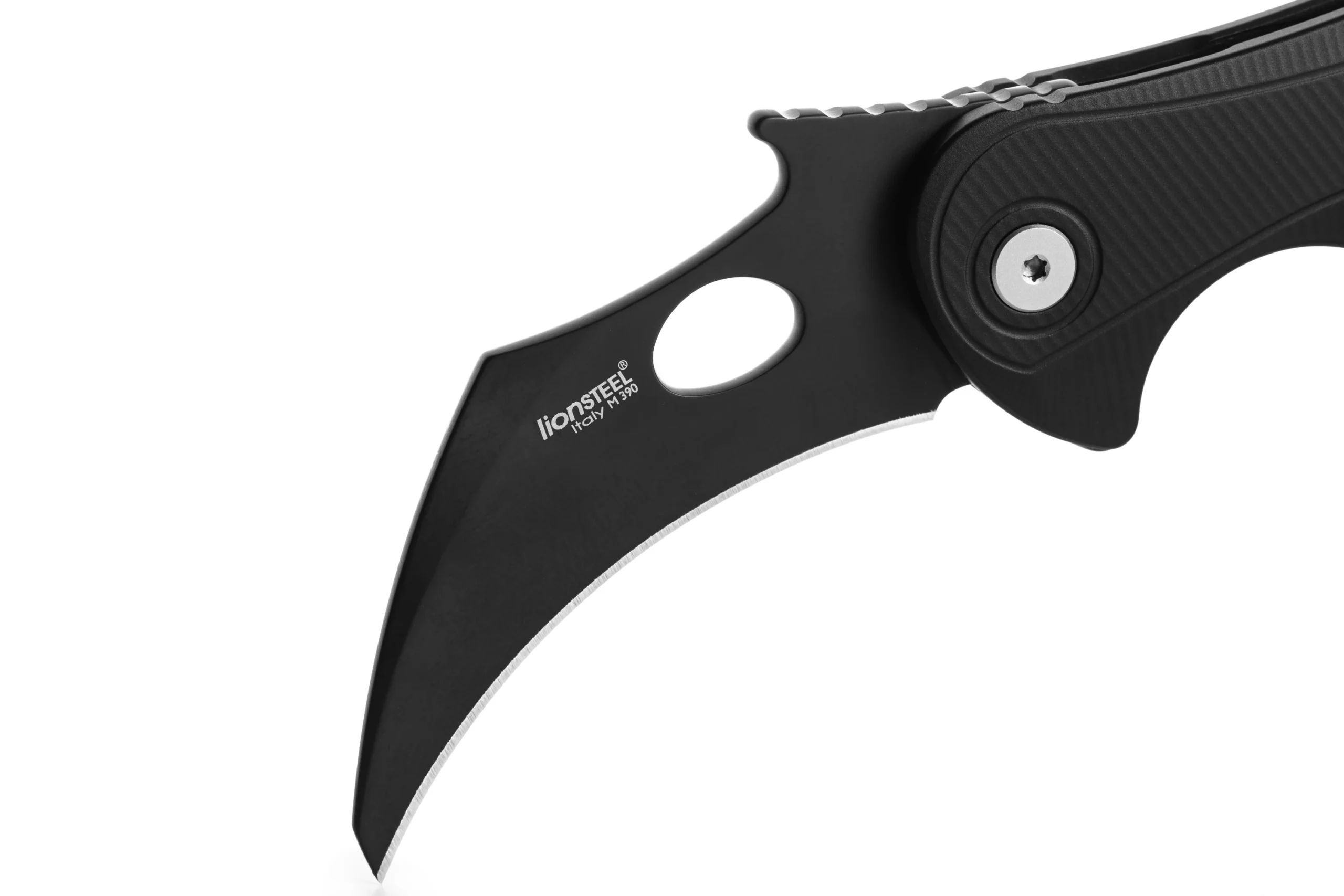 LionSteel LE2 A BB – קרמביט מתקפל קומפקטי עם להב M390 שחור, ידית אלומיניום עם טכנולוגיית פתיחה מהירה מהכיס 3 LionSteel LE2 A BB – קרמביט מתקפל קומפקטי עם להב M390 שחור, ידית אלומיניום עם טכנולוגיית פתיחה מהירה מהכיס – תמונה 3