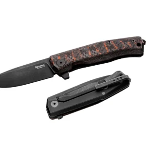 LionSteel Myto MT01 MC SS – סכין מתקפלת עם קרבון פייבר בצבע שחור / כתום