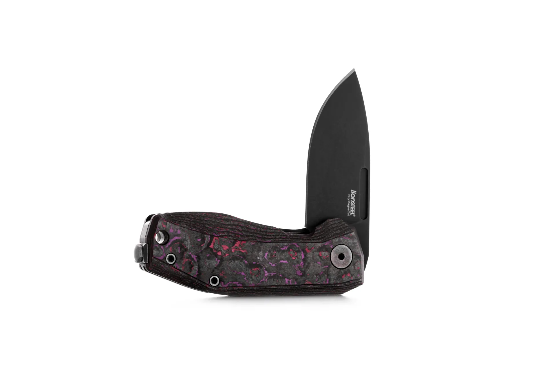 LionSteel Nano NA01 PH – סכין מתקפלת עם קרבון פייבר בצבע שחור / סגול 2 LionSteel Nano NA01 PH – סכין מתקפלת עם קרבון פייבר בצבע שחור / סגול – תמונה 2