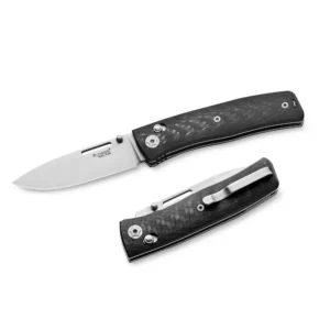 LionSteel Nini NN1 CF – סכין מתקפלת עם קרבון פייבר בצבע שחור / אפור