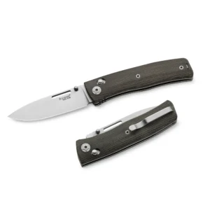 LionSteel Nini NN1 CVG – סכין מתקפלת בצבע ירוק / אפור