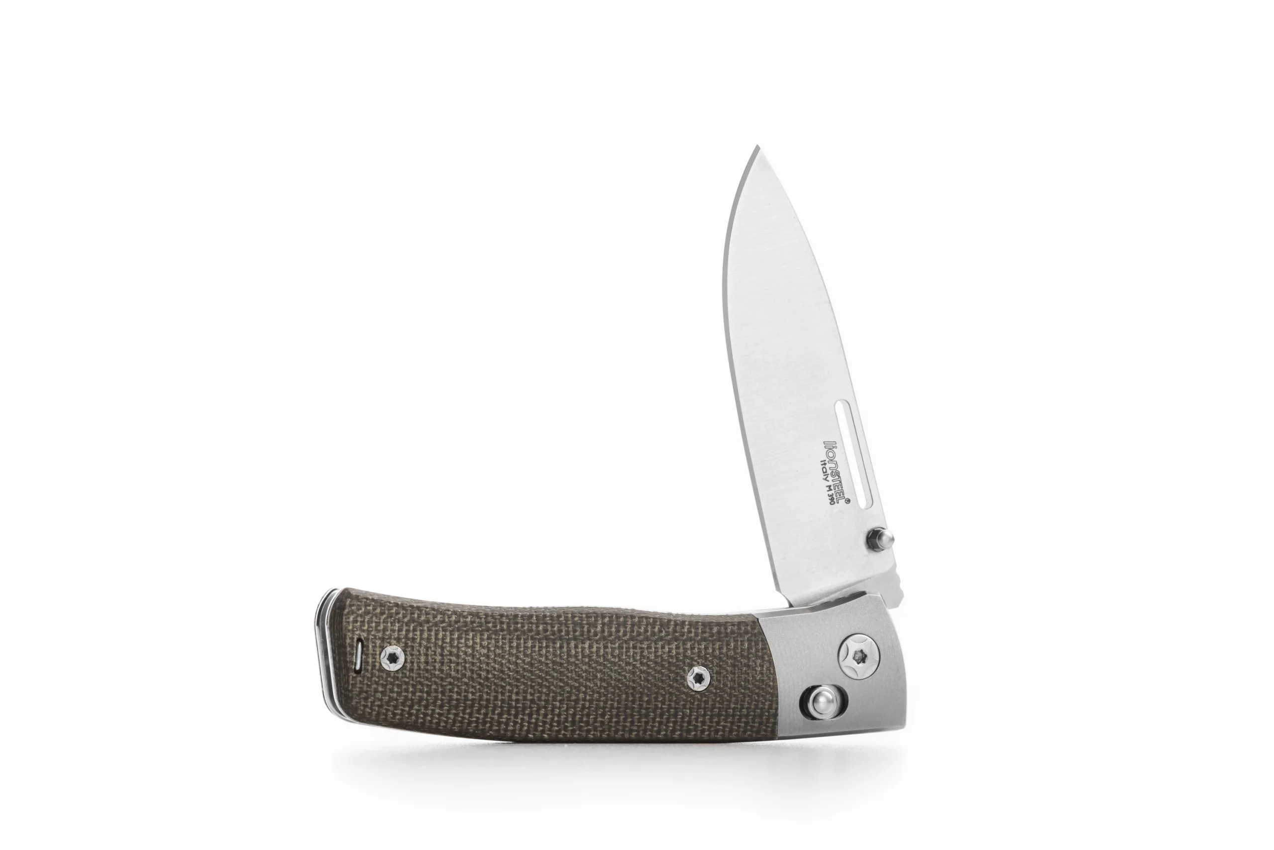 LionSteel Nini NN2 CVG– סכין מתקפלת בצבע ירוק / אפור 2 LionSteel Nini NN2 CVG– סכין מתקפלת בצבע ירוק / אפור – תמונה 2
