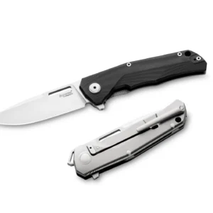 LionSteel Q4ttro Q4 GBK – סכין מתקפלת בצבע שחור / אפור