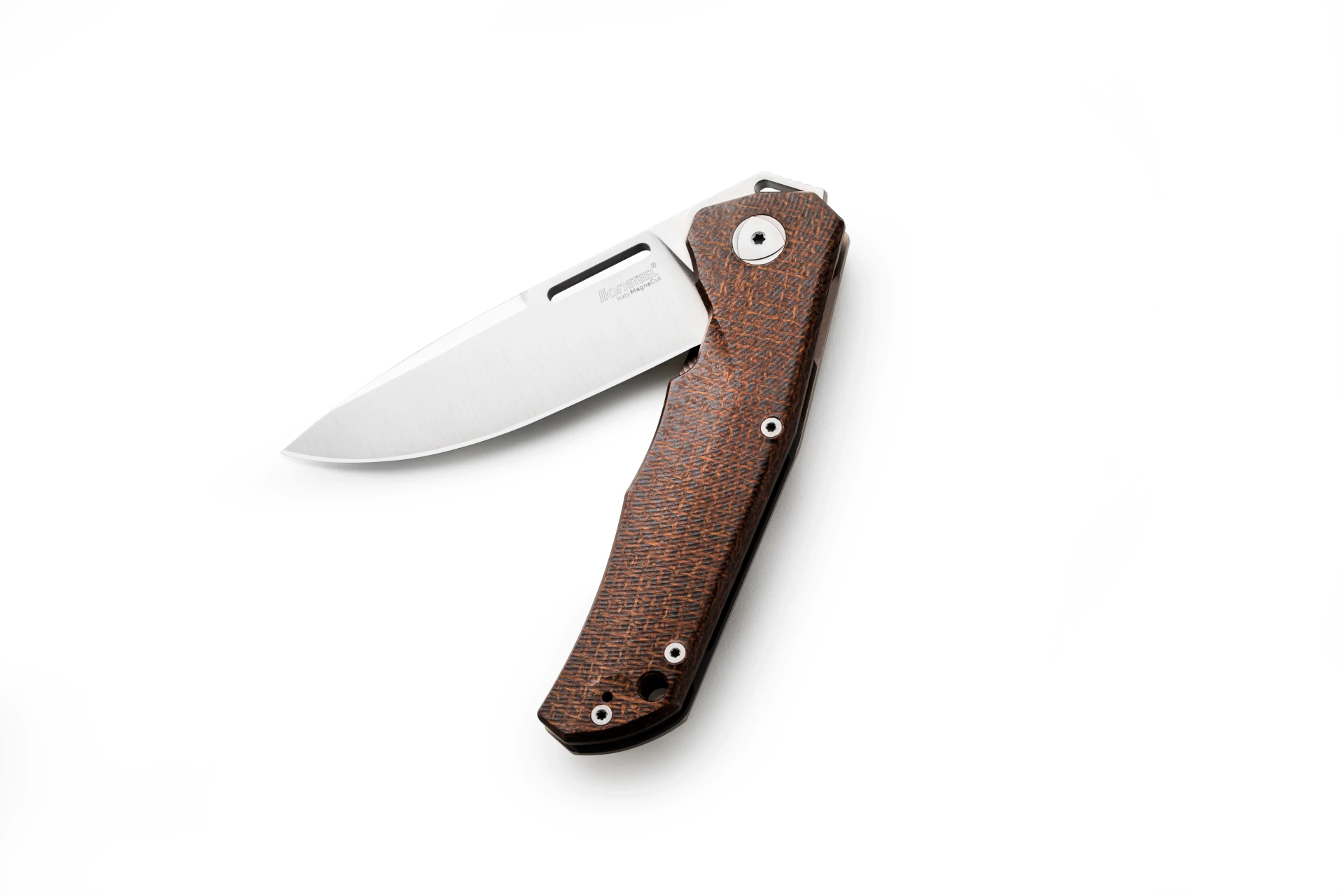 LionSteel Q4ttro Q4 BGR– סכין מתקפלת בצבע חום / אפור 2 LionSteel Q4ttro Q4 BGR– סכין מתקפלת בצבע חום / אפור – תמונה 2