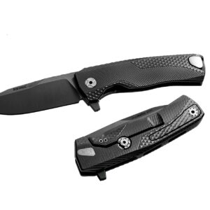 LionSteel ROK A BB - סכין מתקפלת בצבע שחור