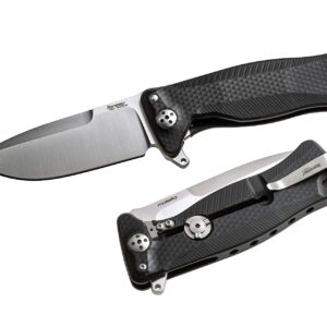 LionSteel SR11A BS - סכין מתקפלת בצבע שחור / אפור