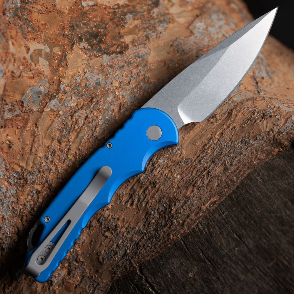 Pro-Tech TR-5 T501-Blue – סכין אוטומטית בצבע כחול / אפור 3 Pro-Tech TR-5 T501-Blue – סכין אוטומטית בצבע כחול / אפור – תמונה 3
