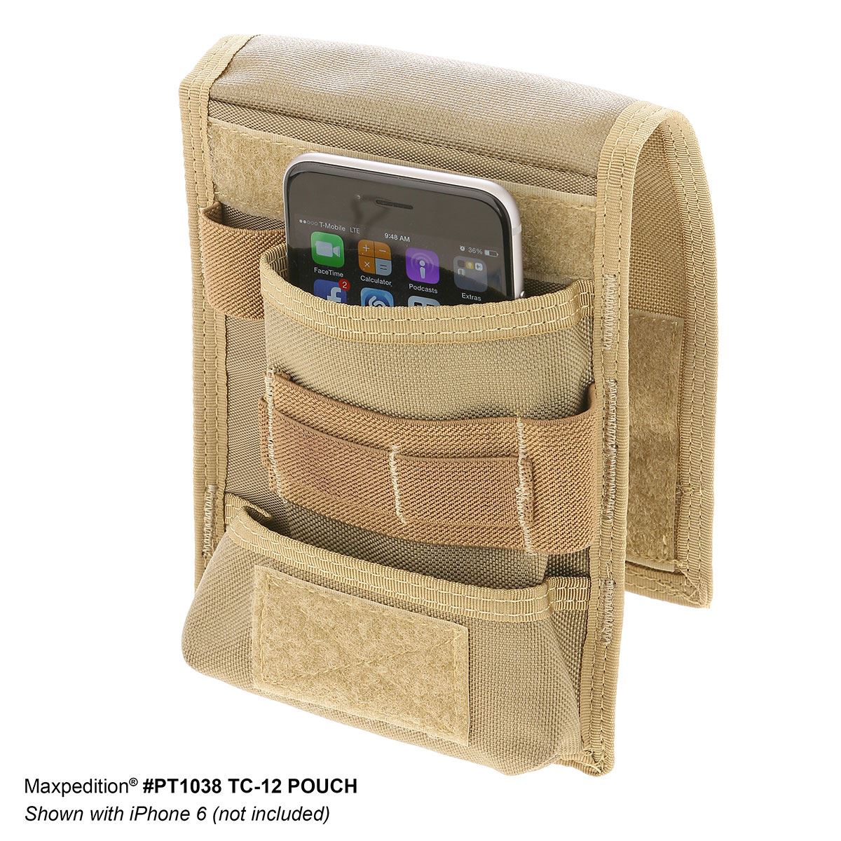 Maxpedition TC-12 Pouch PT1038B – פאוץ' ארגונית קומפקטי עם 3 אפשרויות נשיאה 4 Maxpedition TC-12 Pouch PT1038B – פאוץ' ארגונית קומפקטי עם 3 אפשרויות נשיאה – תמונה 4