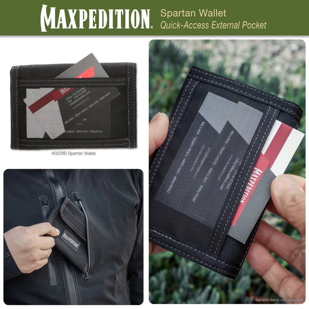 Maxpedition Spartan Wallet 0229K – ארנק מתקפל חאקי מ־1000D עם 11 תאים פנימיים 5 Maxpedition Spartan Wallet 0229K – ארנק מתקפל חאקי מ־1000D עם 11 תאים פנימיים – תמונה 5