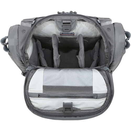 Maxpedition Solstice Camera Shoulder Bag STCGRY – תיק צילום כתף 13.5 ליטר ל־DSLR, אפור 12 Maxpedition Solstice Camera Shoulder Bag STCGRY – תיק צילום כתף 13.5 ליטר ל־DSLR, אפור – תמונה 12