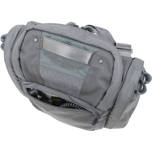 Maxpedition Solstice Camera Shoulder Bag STCGRY – תיק צילום כתף 13.5 ליטר ל־DSLR, אפור 11 Maxpedition Solstice Camera Shoulder Bag STCGRY – תיק צילום כתף 13.5 ליטר ל־DSLR, אפור – תמונה 11
