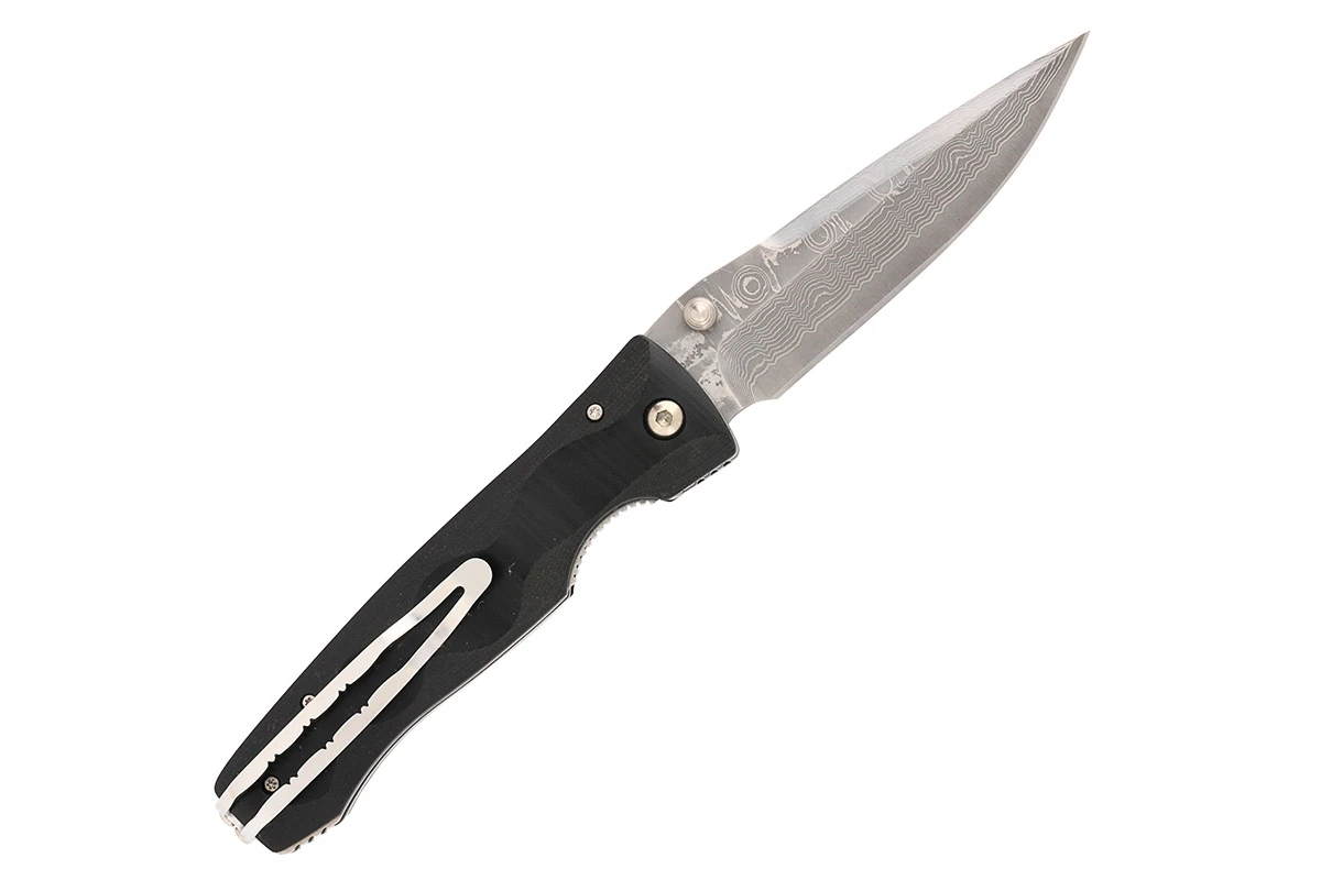 MCUSTA MC-0121D Tactility Elite – סכין מתקפלת יפנית עם להב דמסקוס בצבע שחור / כסוף 2 MCUSTA MC-0121D Tactility Elite – סכין מתקפלת יפנית עם להב דמסקוס בצבע שחור / כסוף – תמונה 2