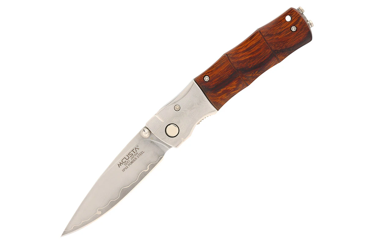 MCUSTA MC-0145G Shinra Mixture Bamboo – סכין מתקפלת יפנית עם ידית עץ ולהב סאן מאי בצבע חום / כסוף 1 MCUSTA MC-0145G Shinra Mixture Bamboo – סכין מתקפלת יפנית עם ידית עץ ולהב סאן מאי בצבע חום / כסוף