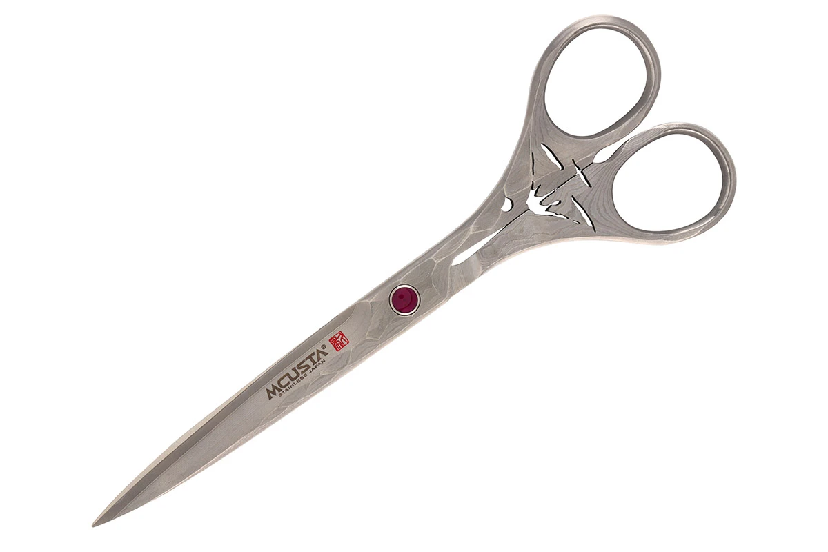 MCUSTA DDF-170D Mt. Fuji Scissors – מספריים יפניות מדמסקוס בצבע כסוף 1 MCUSTA DDF-170D Mt. Fuji Scissors – מספריים יפניות מדמסקוס בצבע כסוף