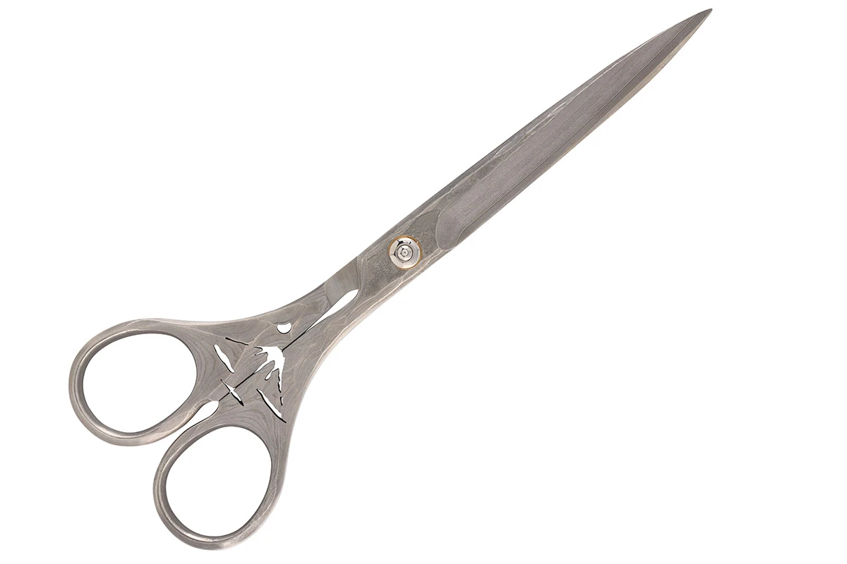 MCUSTA DDF-170D Mt. Fuji Scissors – מספריים יפניות מדמסקוס בצבע כסוף 2 MCUSTA DDF-170D Mt. Fuji Scissors – מספריים יפניות מדמסקוס בצבע כסוף – תמונה 2