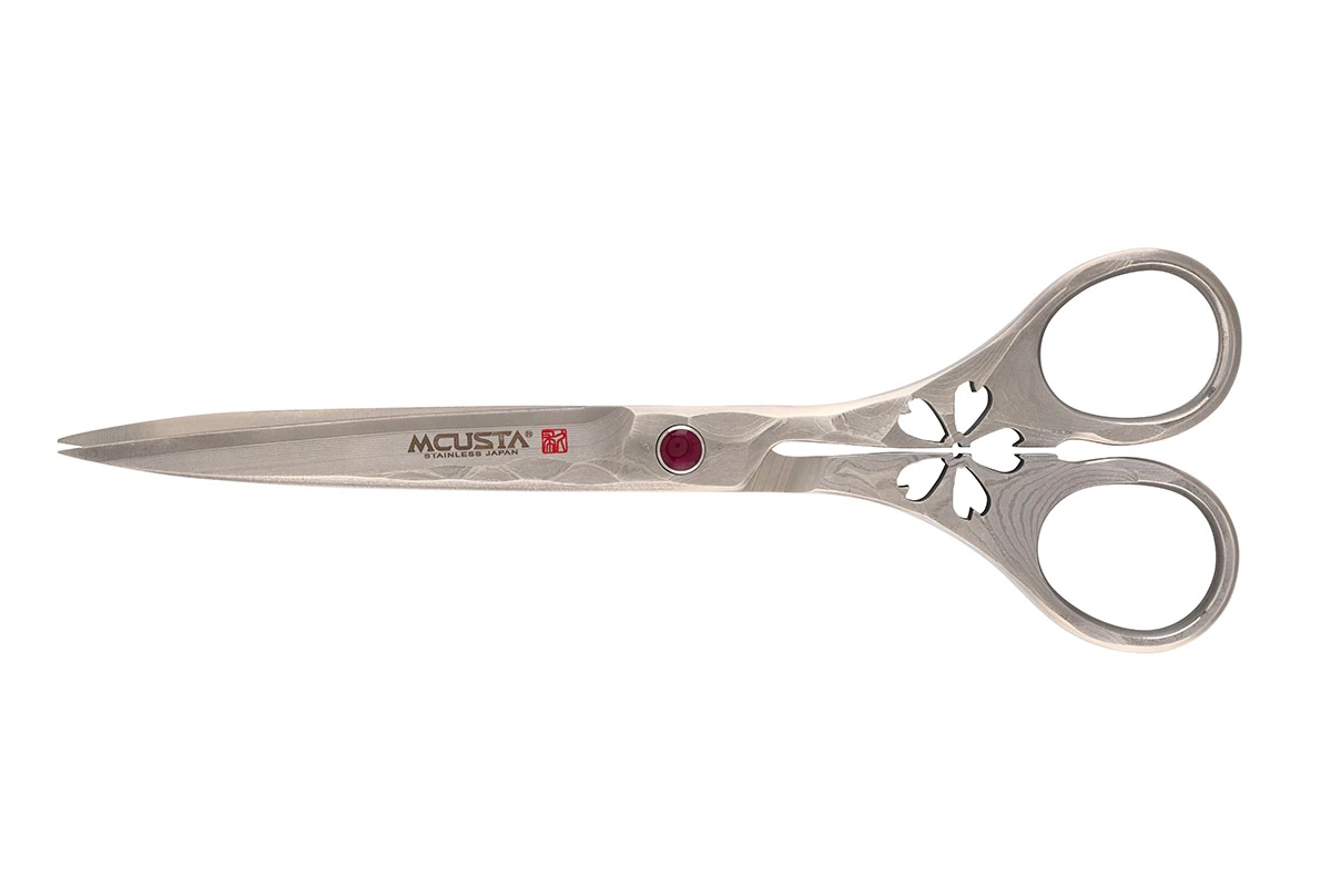 MCUSTA DDS-170D Sakura Scissors – מספריים יפניות מדמסקוס בצבע כסוף 3 MCUSTA DDS-170D Sakura Scissors – מספריים יפניות מדמסקוס בצבע כסוף – תמונה 3