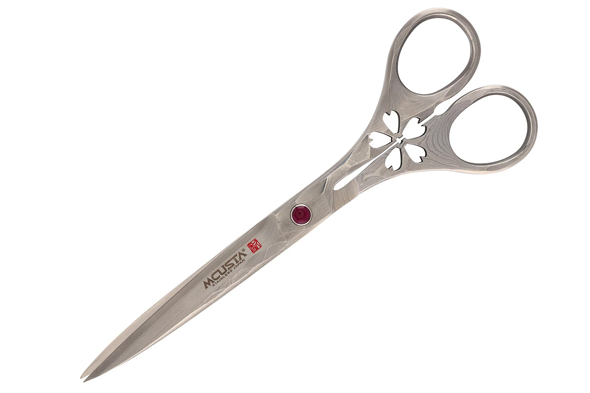 MCUSTA DDS-170D Sakura Scissors – מספריים יפניות מדמסקוס בצבע כסוף 1 MCUSTA DDS-170D Sakura Scissors – מספריים יפניות מדמסקוס בצבע כסוף