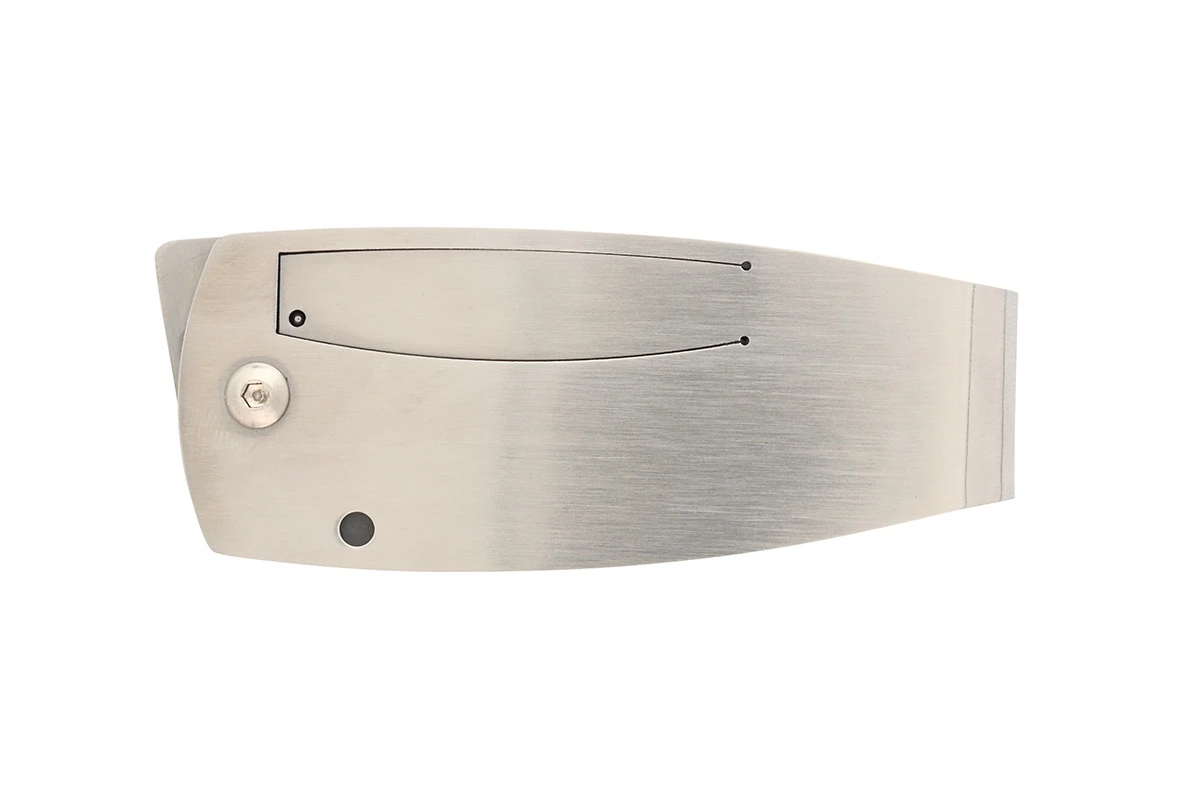 MCUSTA MC-0083 Kamon Crane Money Clip – סכין מתקפלת יפנית קומקפטית בצבע כסוף 6 MCUSTA MC-0083 Kamon Crane Money Clip – סכין מתקפלת יפנית קומקפטית בצבע כסוף – תמונה 6