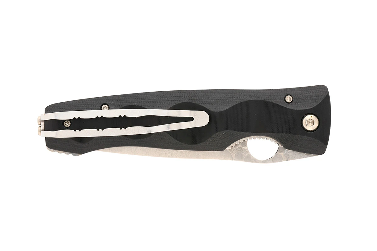 MCUSTA MC-0121D Tactility Elite – סכין מתקפלת יפנית עם להב דמסקוס בצבע שחור / כסוף 6 MCUSTA MC-0121D Tactility Elite – סכין מתקפלת יפנית עם להב דמסקוס בצבע שחור / כסוף – תמונה 6
