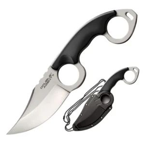 Cold Steel Double Agent 39FNZ – סכין להב קבוע Clip Point מפלדת AUS8A