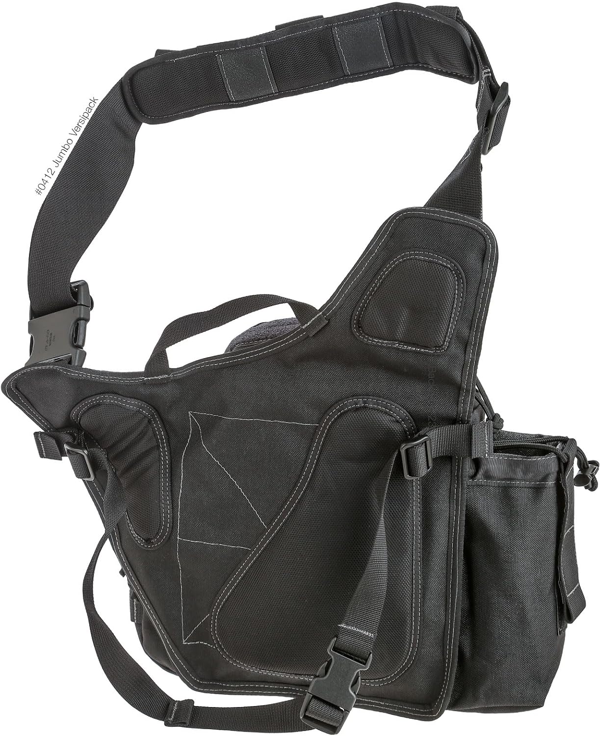 Maxpedition Jumbo EDC Versipack 9845B – תיק כתף טקטי שחור 500D עם תא ראשי מוגדל 8 Maxpedition Jumbo EDC Versipack 9845B – תיק כתף טקטי שחור 500D עם תא ראשי מוגדל – תמונה 8