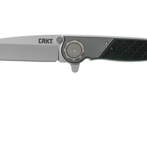 CRKT M40-02 Carson Design – אולר EDC עם להב Tanto מפלדת 4116, מנגנון Deadbolt ו־IKBS בצבע שחור / אפור