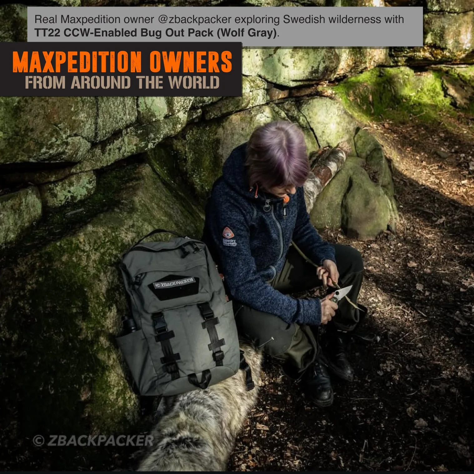 Maxpedition TT22 Backpack PREPTT22B – תיק גב 22 ליטר שחור ל־EDC, שטח ו־Bushcraft 7 Maxpedition TT22 Backpack PREPTT22B – תיק גב 22 ליטר שחור ל־EDC, שטח ו־Bushcraft – תמונה 7