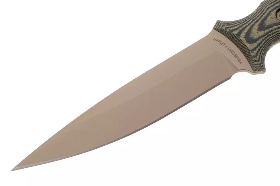 Spartan SB57DECMKYTN Harsey Clandestina Elite Grade - סכין טקטית קבועה בצבע מדברי / זית 3 Spartan SB57DECMKYTN Harsey Clandestina Elite Grade - סכין טקטית קבועה בצבע מדברי / זית – תמונה 3