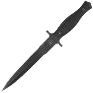 Spartan SB27BKBKKYBK Spartan-George V-14 Dagger - סכין טקטית קבועה בצבע שחור