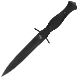 Spartan SB49BKBKKYBK Spartan Harsey Dagger Elite Grade - סכין טקטית קבועה בצבע שחור