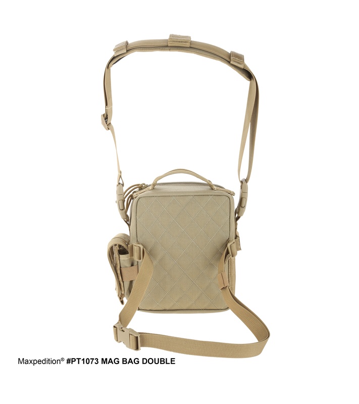 Maxpedition Mag Bag Double PT1073B – תיק כתף למחסניות וציוד, שחור 2 Maxpedition Mag Bag Double PT1073B – תיק כתף למחסניות וציוד, שחור – תמונה 2