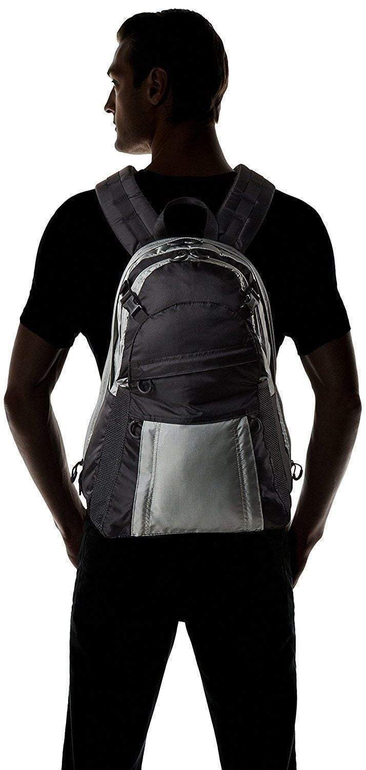 Diversion Carry Backpack 65DC64GYBK – תיק גב בצבע אפור / שחור מבד 420D Velocity Nylon 4 Diversion Carry Backpack 65DC64GYBK – תיק גב בצבע אפור / שחור מבד 420D Velocity Nylon – תמונה 4
