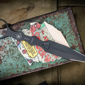 Spartan Blades Enyo SB9BK– סכין טקטית בצבע שחור ונרתיק קיידקס