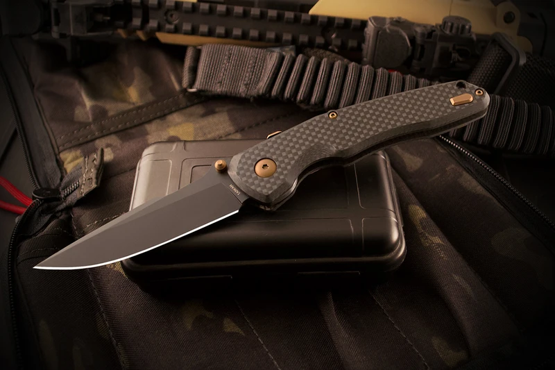 Spartan Blades Soter SFBL14BKCF – אולר מתקפל מקרבון פייבר בצבע שחור 2 Spartan Blades Soter SFBL14BKCF – אולר מתקפל מקרבון פייבר בצבע שחור – תמונה 2